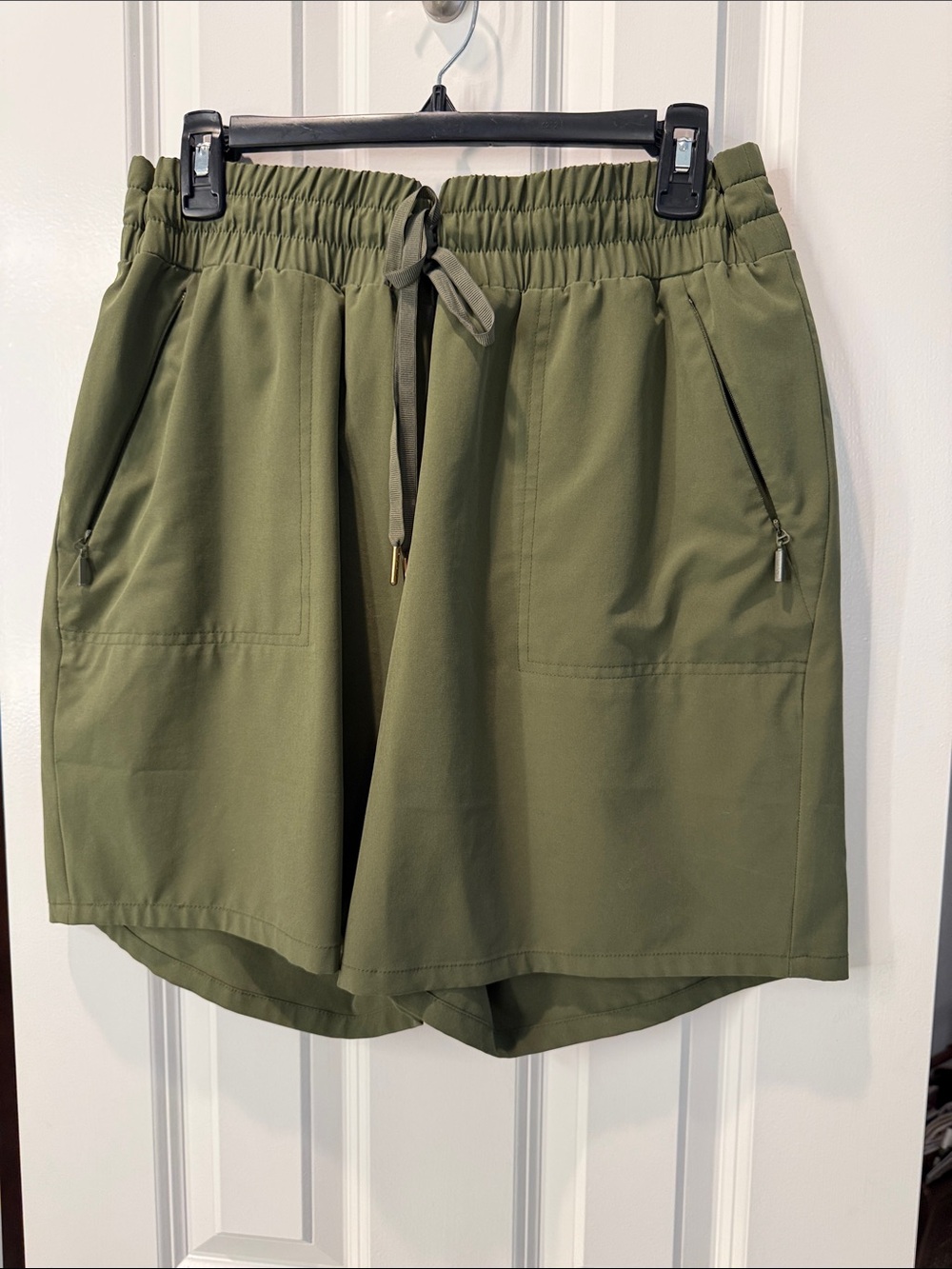 Chico’s Olive Drawstring Elastic Waist Women's Shorts